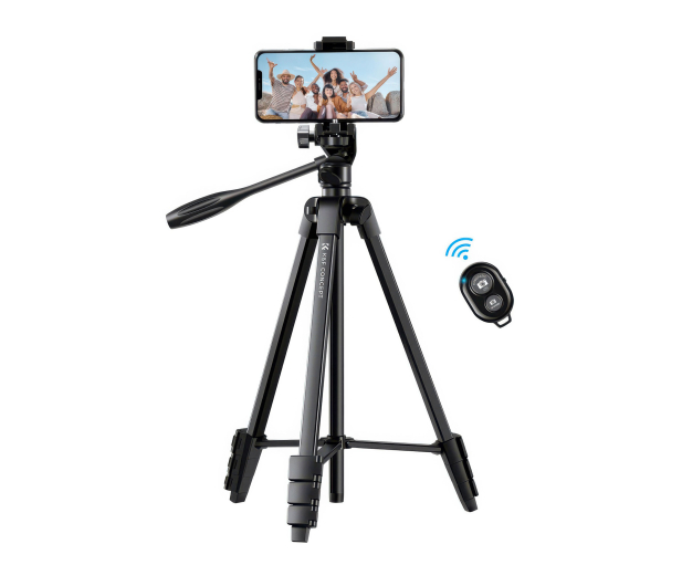 K&F Concept Video S174A1 z uchwytem na telefon i pilotem - czarny - 1550482 - zdjęcie 2